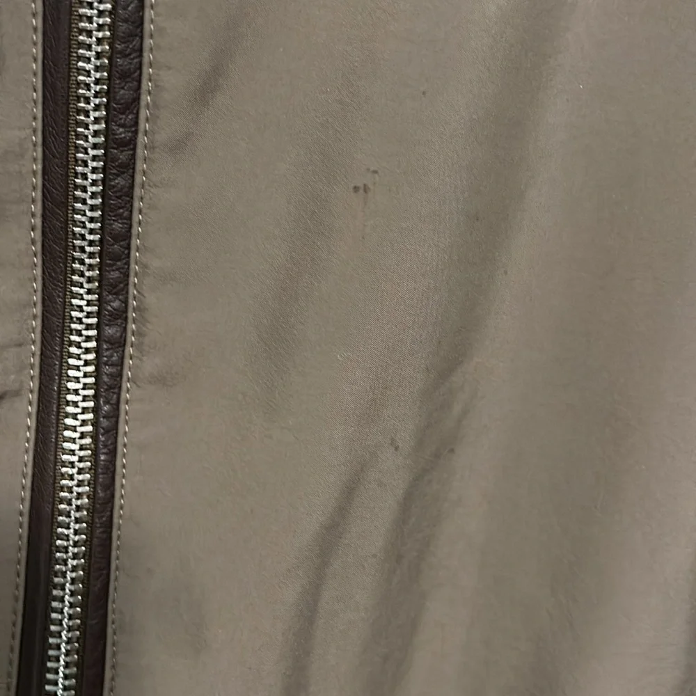 POLO RALPH LAUREN Golf brown zip‎ up mens sweater knit sleeve jacket sz XXL